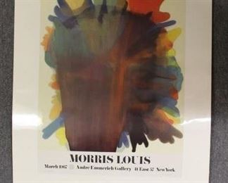 Morris Louis exhibition poster