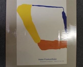 Helen Frankenthaler exhibition poster