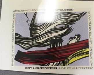Roy Lichtenstein exhibition poster