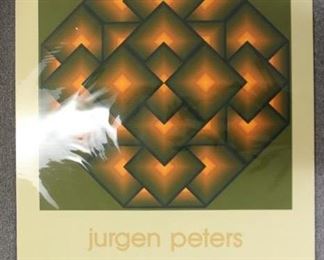 Jurgen Peters exhibition poster
