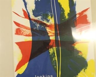 Paul Jenkins exhibition poster