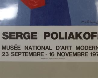 Serge Poliakoff exhibition poster