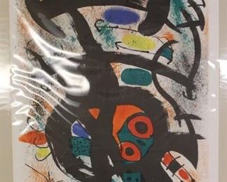 Joan Miro exhibition poster