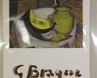 George Braque exhibition poster