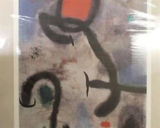 Joan Miro exhibition poster