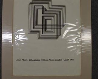 Josef Albers exhibition poster