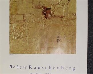 Robert Rauschenberg exhibition poster