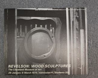 Louise Nevelson exhibition poster
