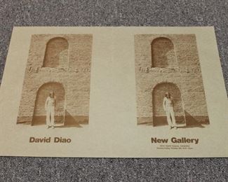 David Diao exhibition poster