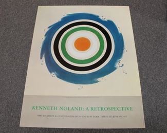 Ken Noland exhibition poster