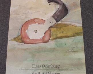 Claes Olenburg exhibition poster