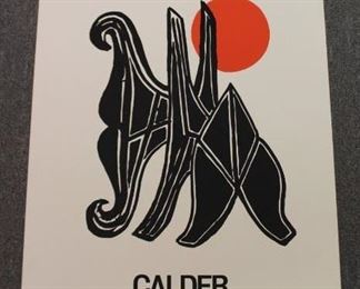 Alexander Calder Detroit Institute of Arts exhibition poster