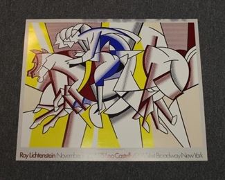 Roy Lichtenstein exhibition poster