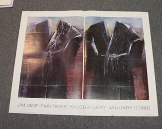 Jim Dine exhibition poster