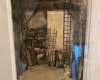 James Whistler "Lime Burner"                                                  Artwork located off site