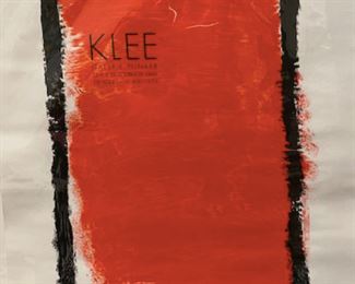Paul Klee exhibit poster