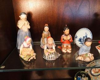 Royal Copenhagen Girl Figurines