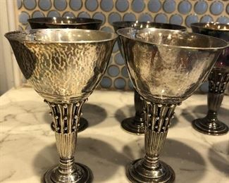 GEORG JENSEN STERLING SILVER CUPS