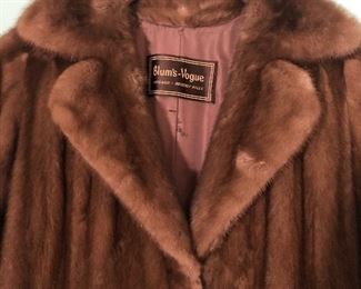 CHRISTIAN DIOR FULL LENGTH FUR COAT