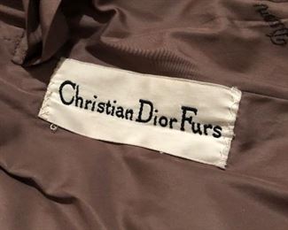 CHRISTIAN DIOR FULL LENGTH FUR COAT