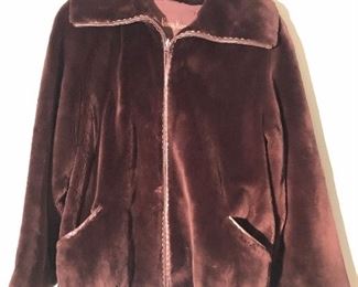 FERAUD WAIST LENGTH FUR COAT