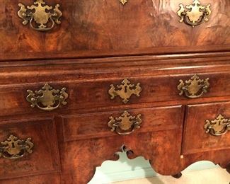 ANTIQUE CHIPPENDALE STYLE HIGHBOY CIRCA LATE 1700'S