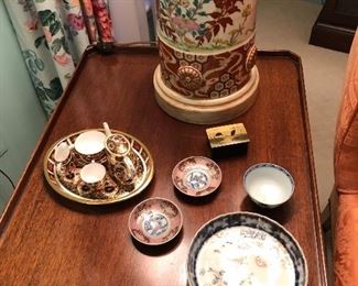 MANY CHINESE IMARI PIECES