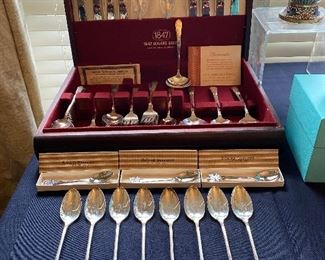 1847 Rogers Bros “Adoration” and a few souvenir spoons