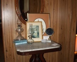 Antique Marble Top Table