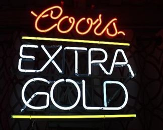 Vintage Coors Neon Light