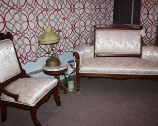 Antique Setee & Matching Chair