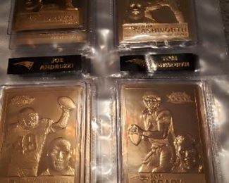22kt Patriots Superbowl cards 
44 cards