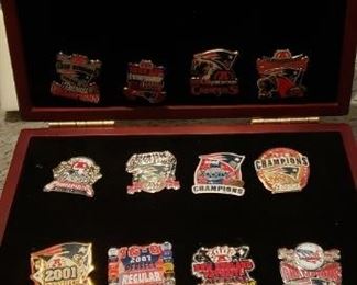 New England Patriots collectors pins 