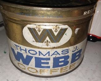 THOMAS WEBB COFFEE CAN
