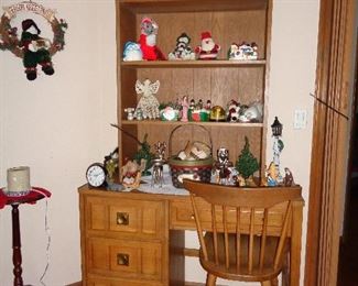 bookcase & desk
