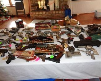 lots of toy/cap guns