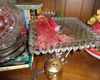 Fostoria cake plate