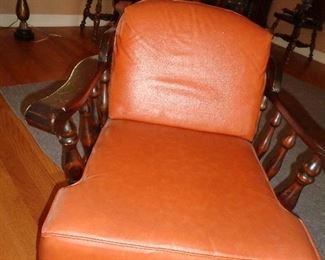 leather side chair