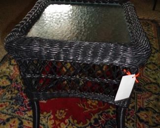 wicker table