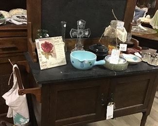 Oh buffet with granite top