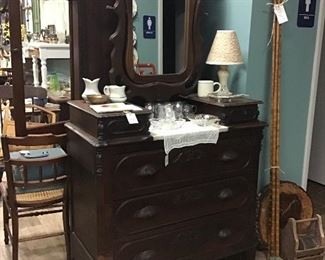  Canadian  Walnut dresser  late 1800s 