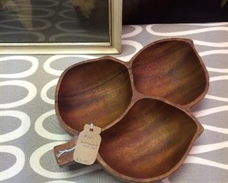  Many walnut & exotic wood hand crafted bowls