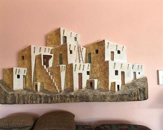 Stunning Three dimensional wall art. 78" X 38". This is a must see item.