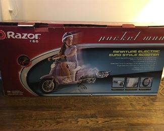 Brand new in the box Razor Pocket Mod miniature electric scooter