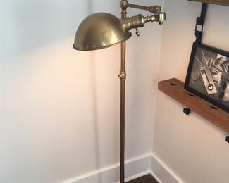 Restoration Hardware Brass floor lamp