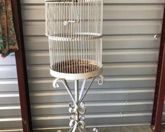 tall domed birdcage (2 pieces)