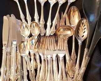 Several beautiful flatware sets