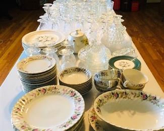 Lots of china and glass ware
