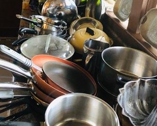 Lots of pots and pans