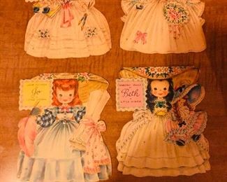 1940 hallmark little women doll cards 